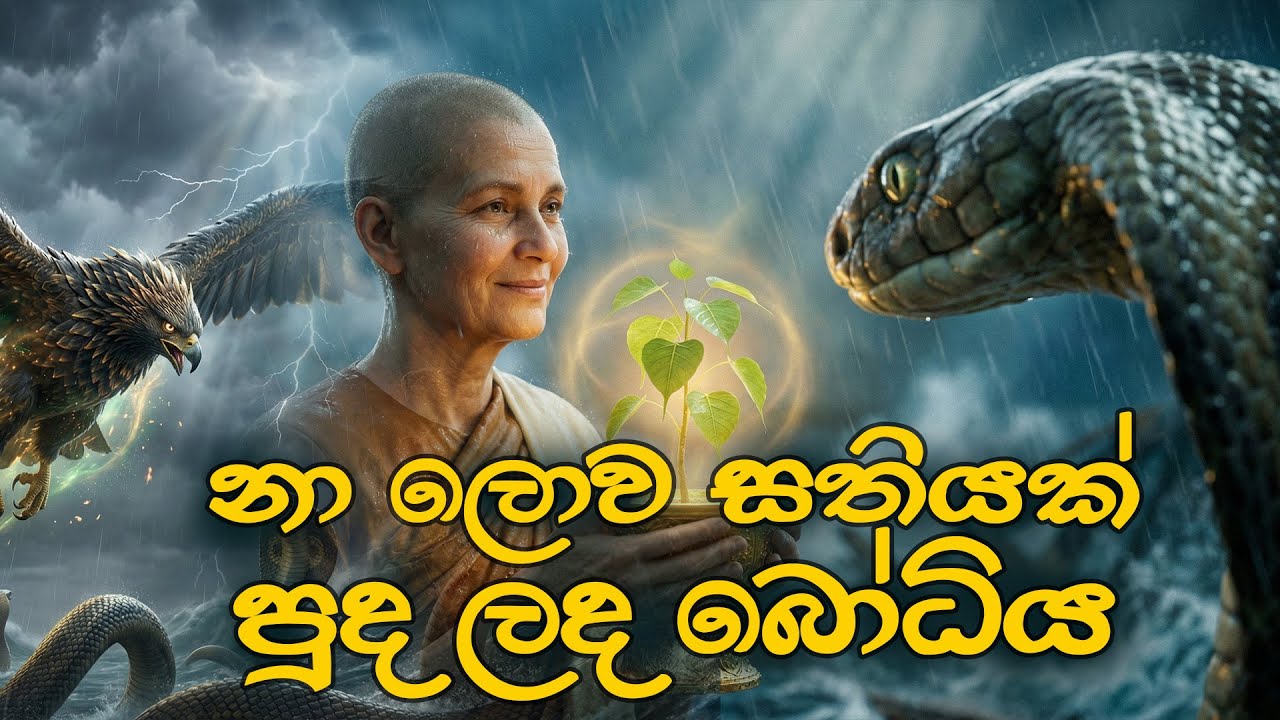 නා ලොව සතියක් පුද ලද බෝධිය #nagathupa #buddha #nagalokaya #anime