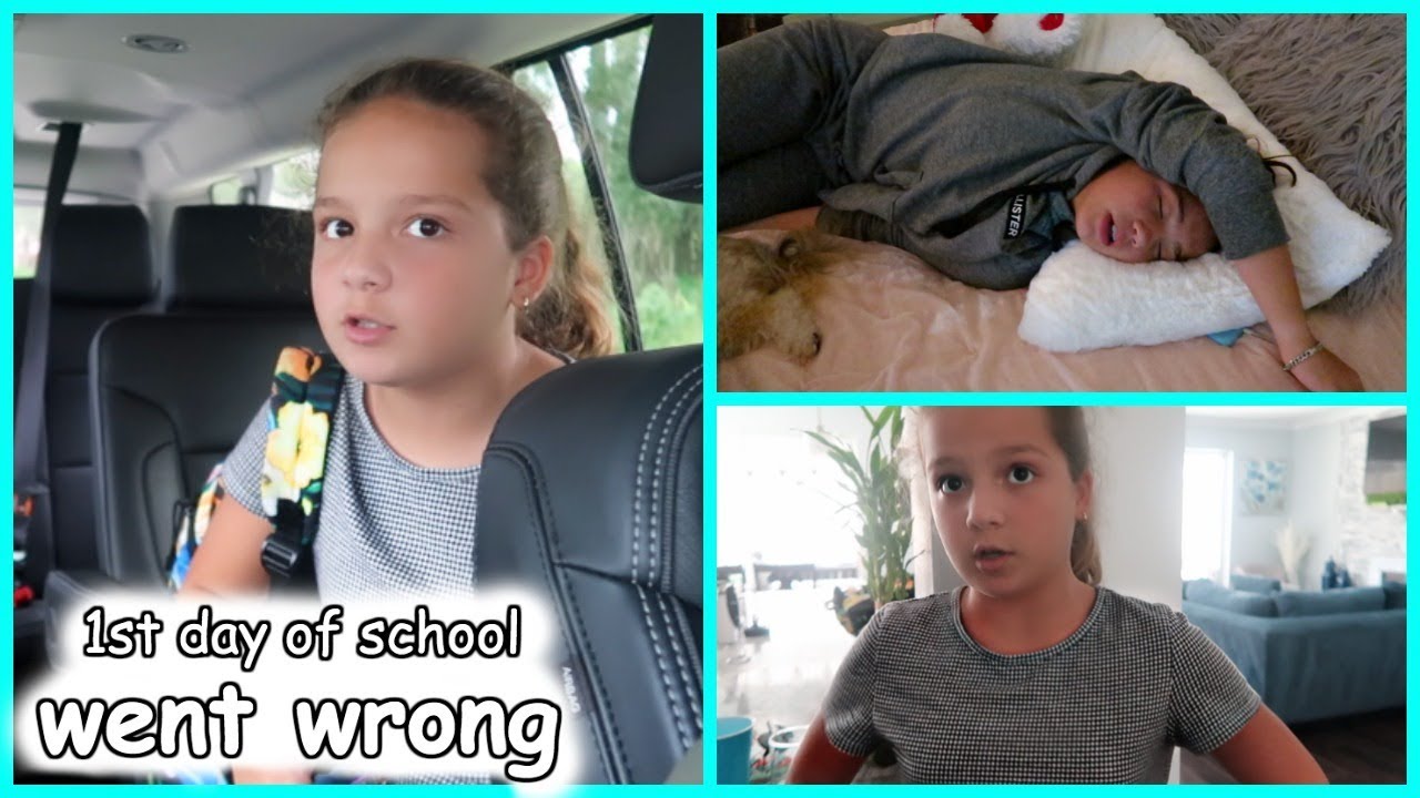 Our first day of school went wrong| SISTERFOREVERVLOGS #565