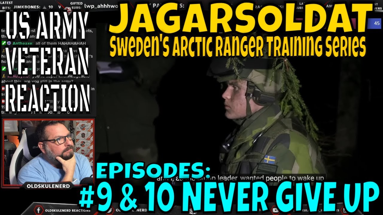 Jägarsoldat 9 & 10 NEVER GIVE UP | OLSKULENERD REACTION | Sweden's Arctic Ranger Training Series