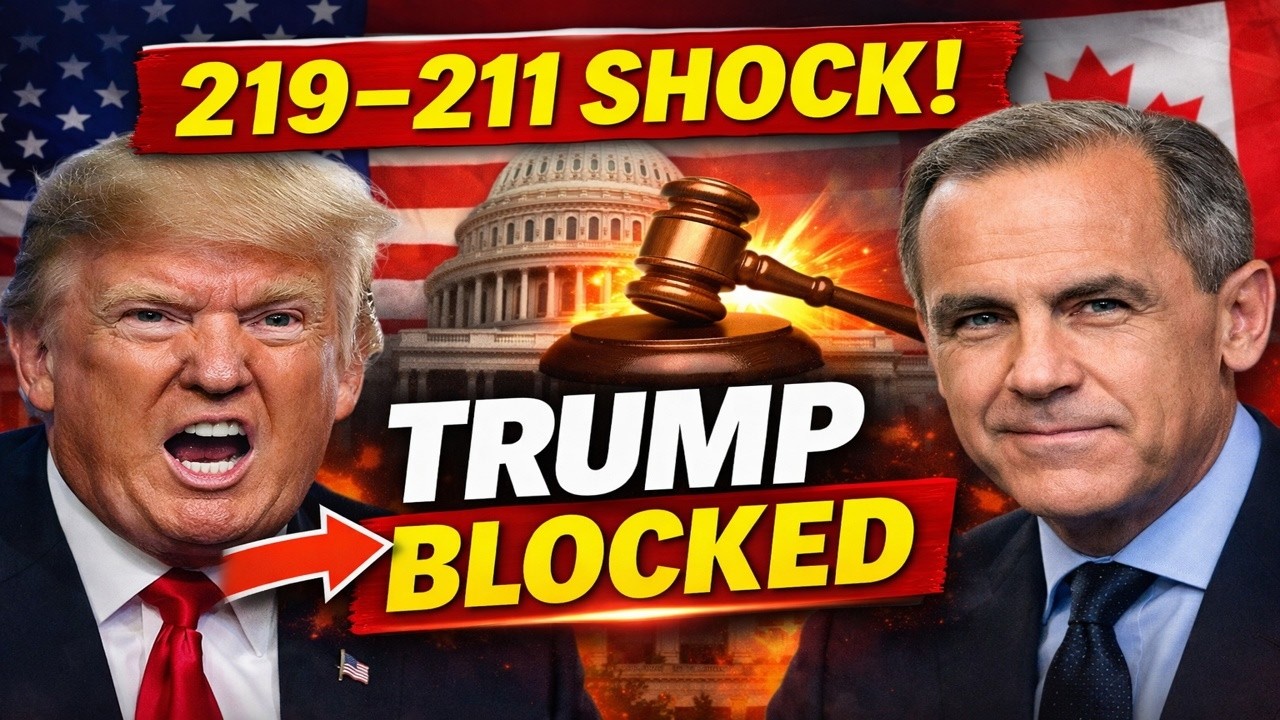 Trump vs Canada: 219–211 Shock Vote as Mark Carney Outsmarts Trump in Tariff Showdown
