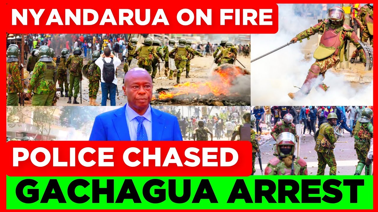 Breaking News! Police Forced to Escape in Nyandarua After Trying BLOCK & ARREST Gachagua