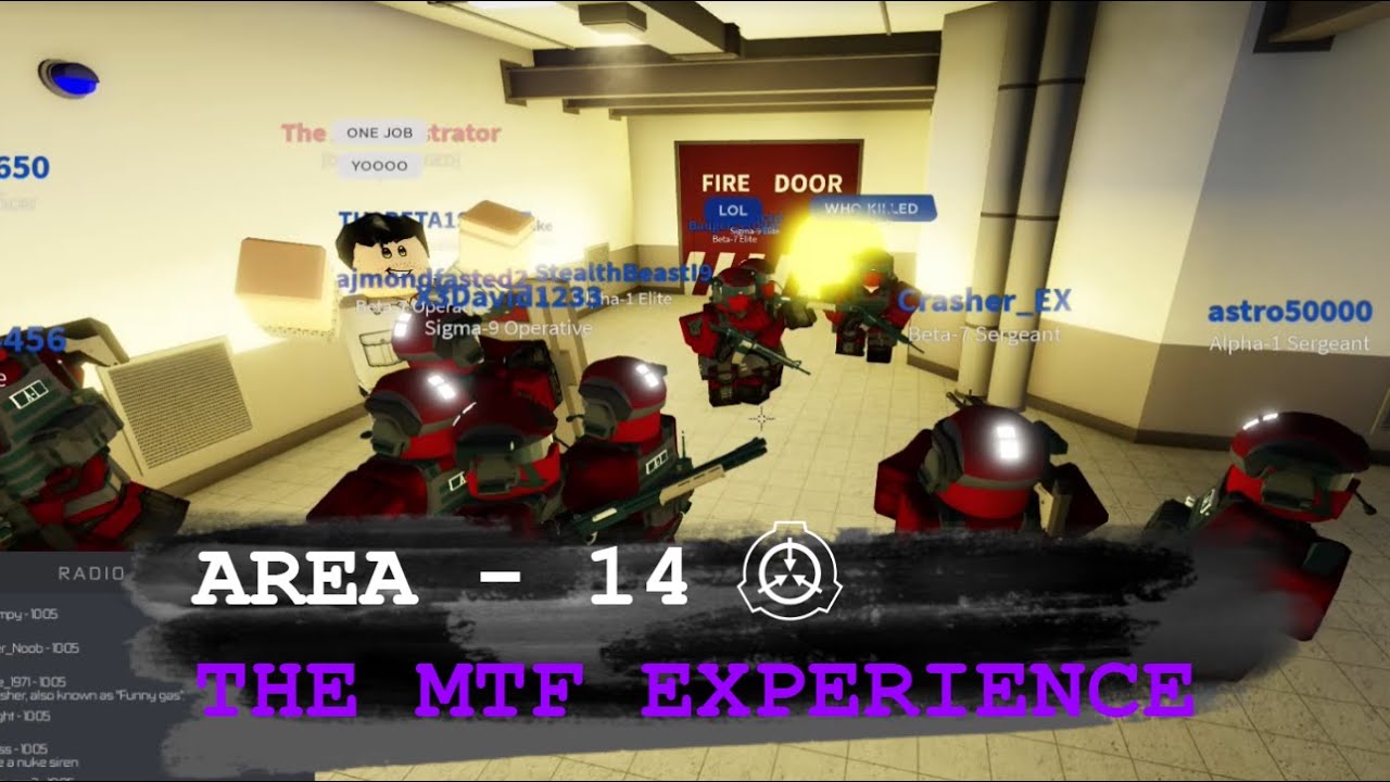 Area - 14 // The MTF Experience // Roblox