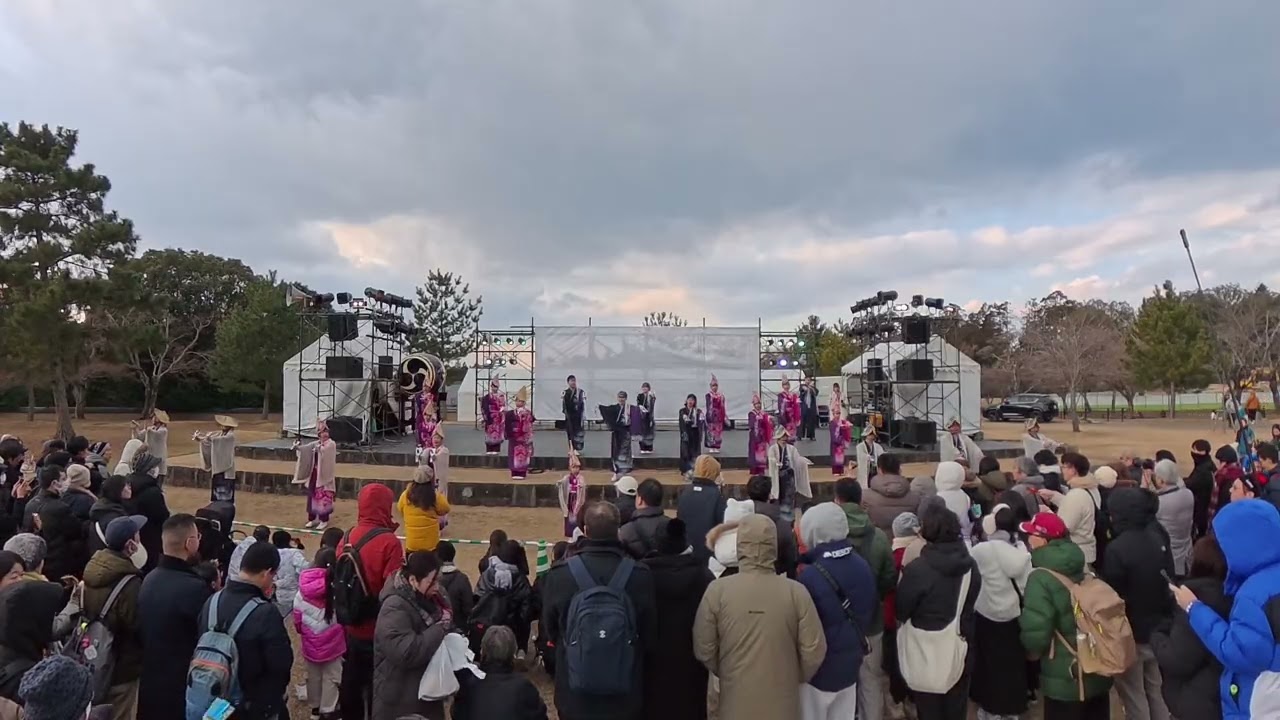 若草山焼き　おもてなしイベント　2026　夢源風人　その1