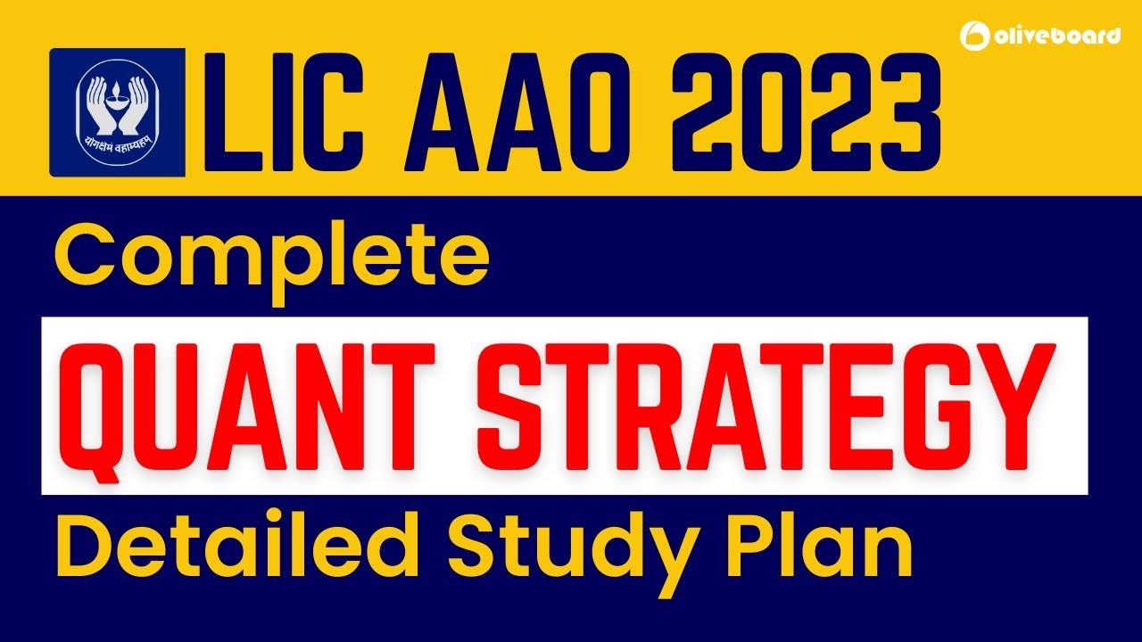 LIC ADO 2022-23 || Complete Quant Strategy For LIC ADO || LIC ADO Quant Syllabus 2023 || By Umer Mir