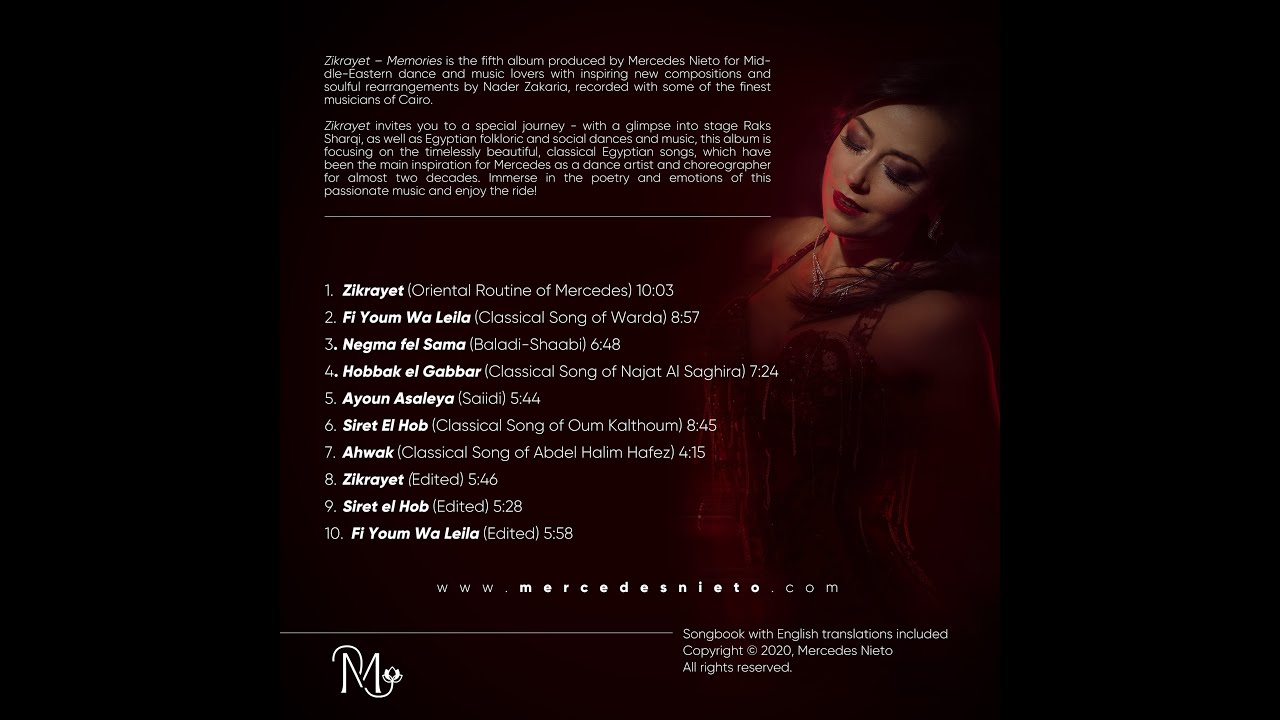 Zikrayet - Memories: new album by Mercedes Nieto