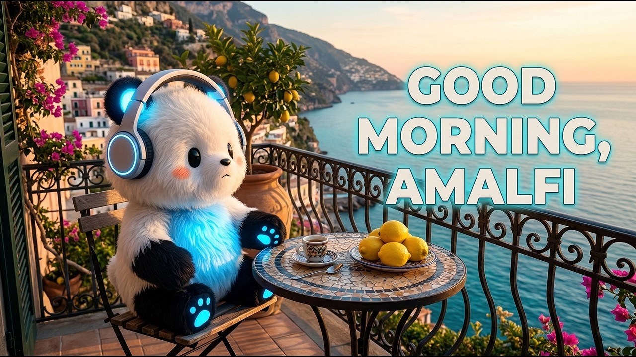 pulsi watching the amalfi sunrise | peaceful italian morning coffee music BGM