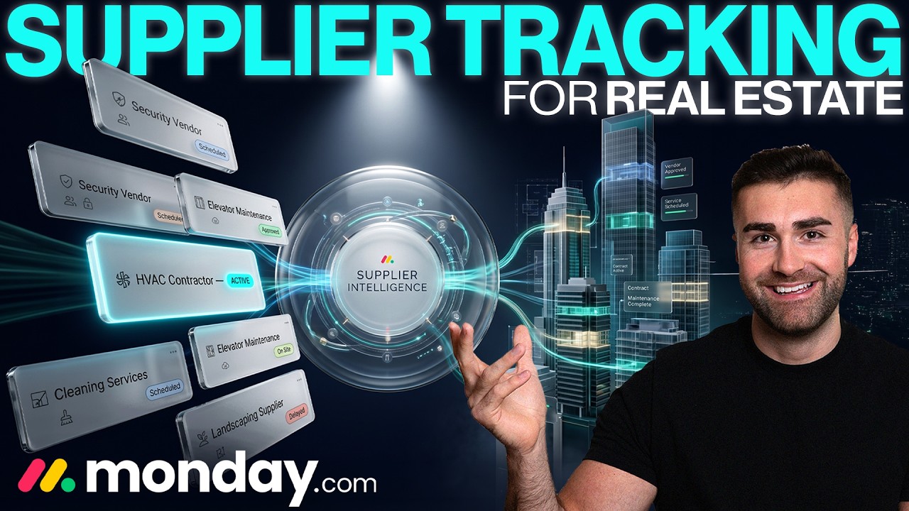Supplier Tracking For Real Estate In Monday.com | Monday.com For Real Estate | 2026
