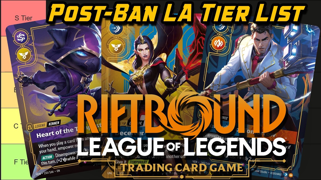 RIFTBOUND TCG Post Ban Los Angeles Tier List
