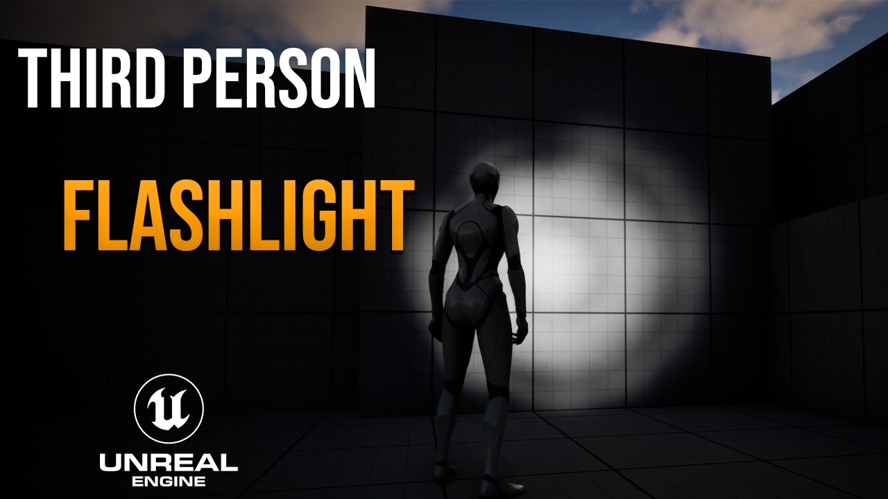 REALISTIC Flashlight in Unreal Engine 5 &ndash; Fast Tutorial