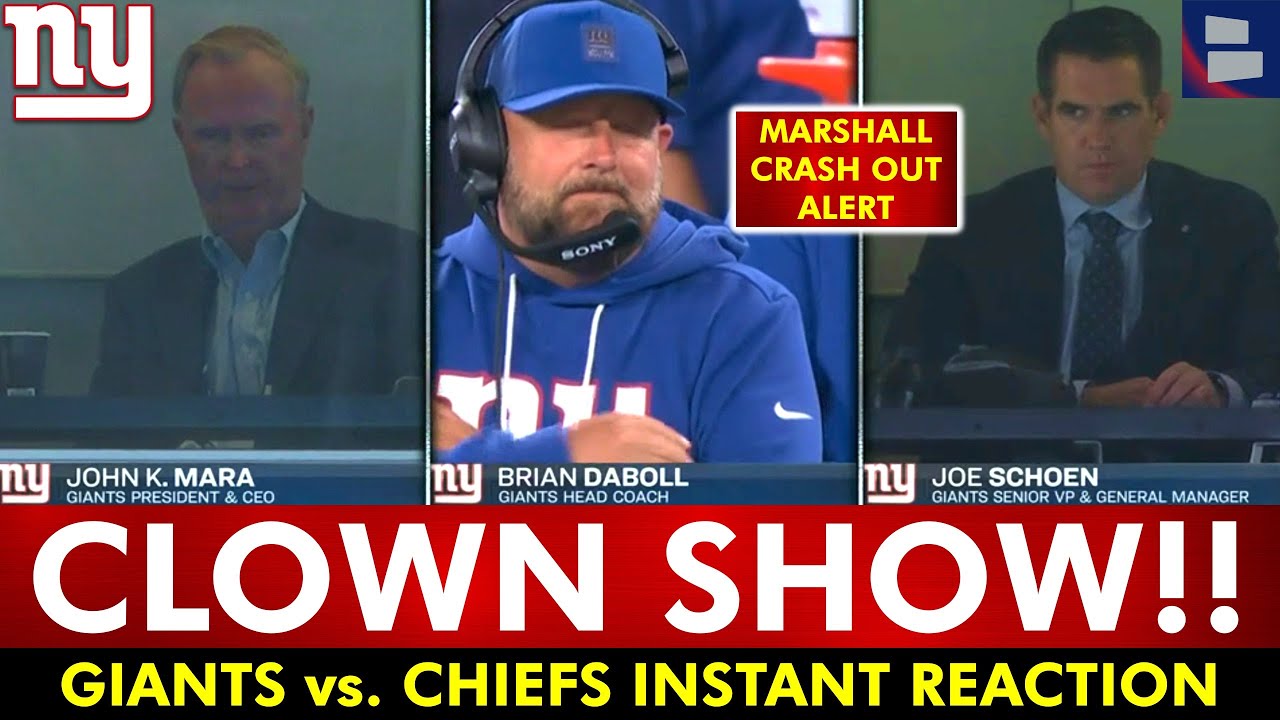 SEASON OVER BEFORE OCTOBER: FIRE EVERYONE, JOHN MARA SELL THE TEAM | Giants vs. Chiefs Reaction