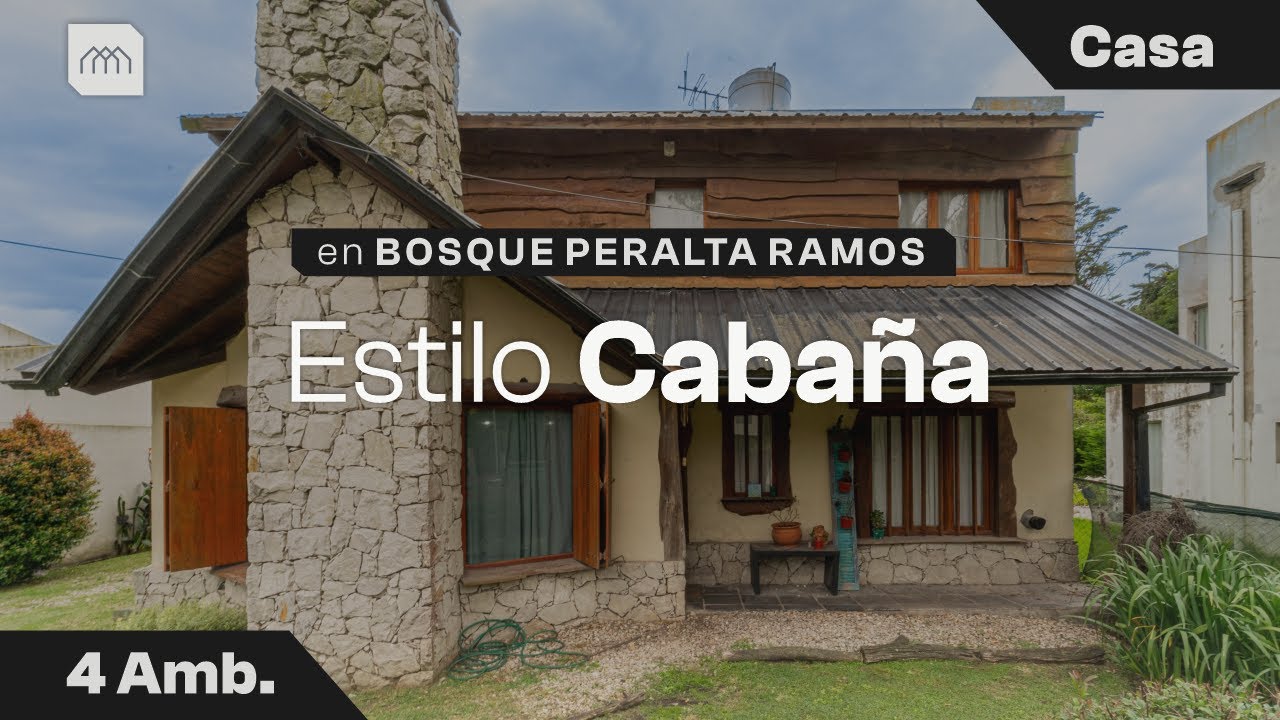 Casa tipo CABAÑA en BOSQUE PERALTA RAMOS.