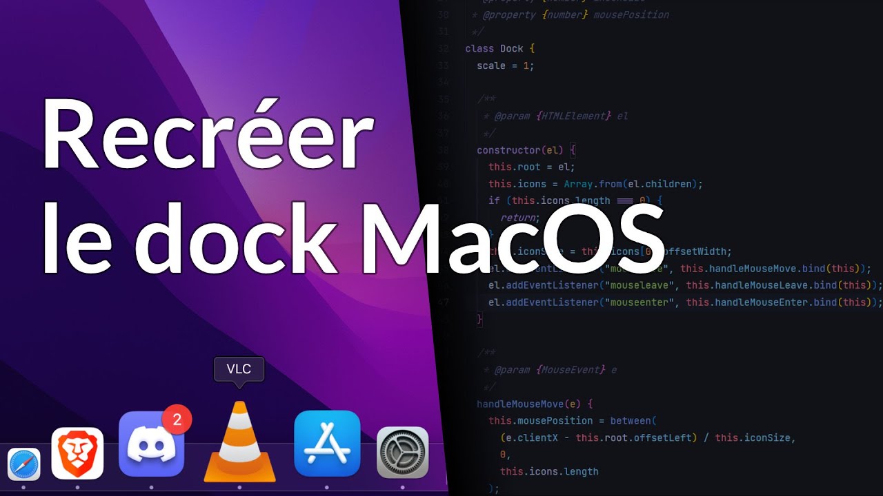 Tutoriel JavaScript : Recréer l'effet fisheye du Dock de MacOS