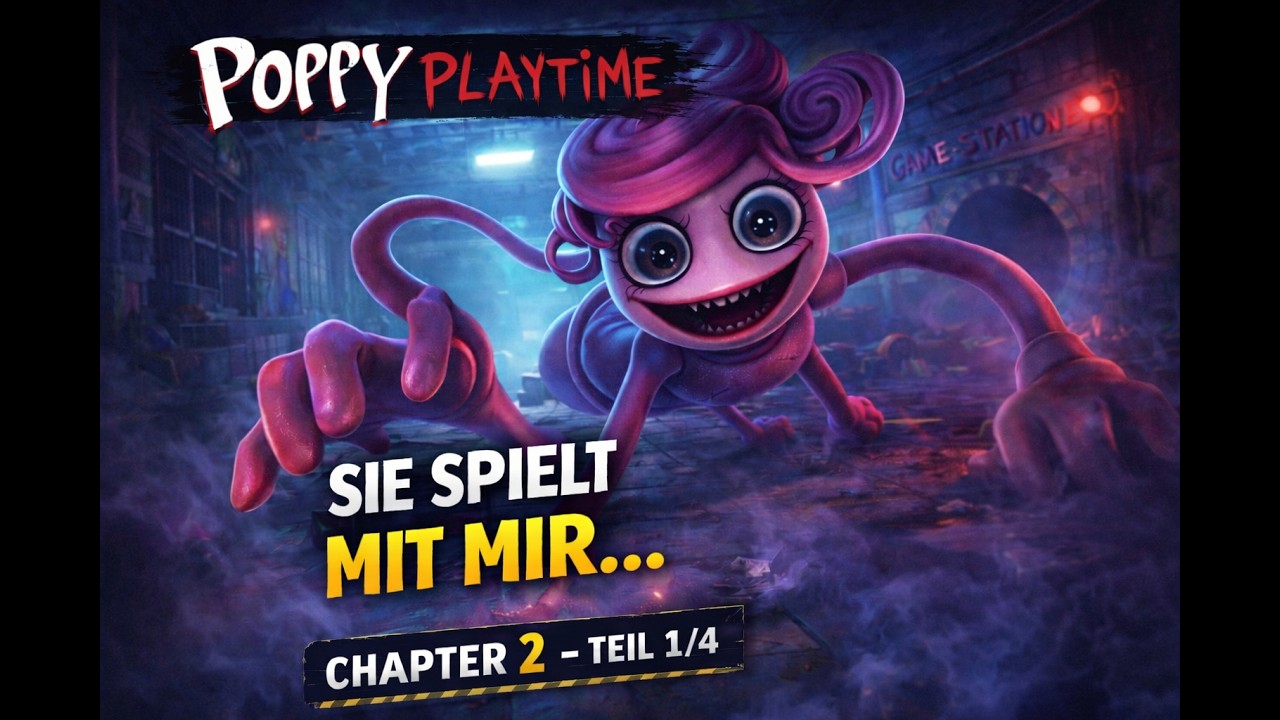 POPPY PLAYTIME Chapter 2 Gameplay 😱 Mommy Long Legs jagt mich! | Teil 1/4 Deutsch