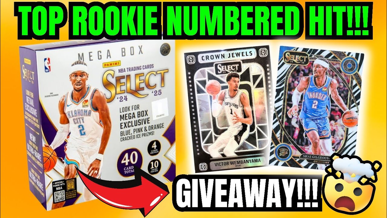 NO WAY… A NUMBERED ROOKIE APPEARED!!! 😱 2024-25 Select Mega Box Opening + GIVEAWAY!