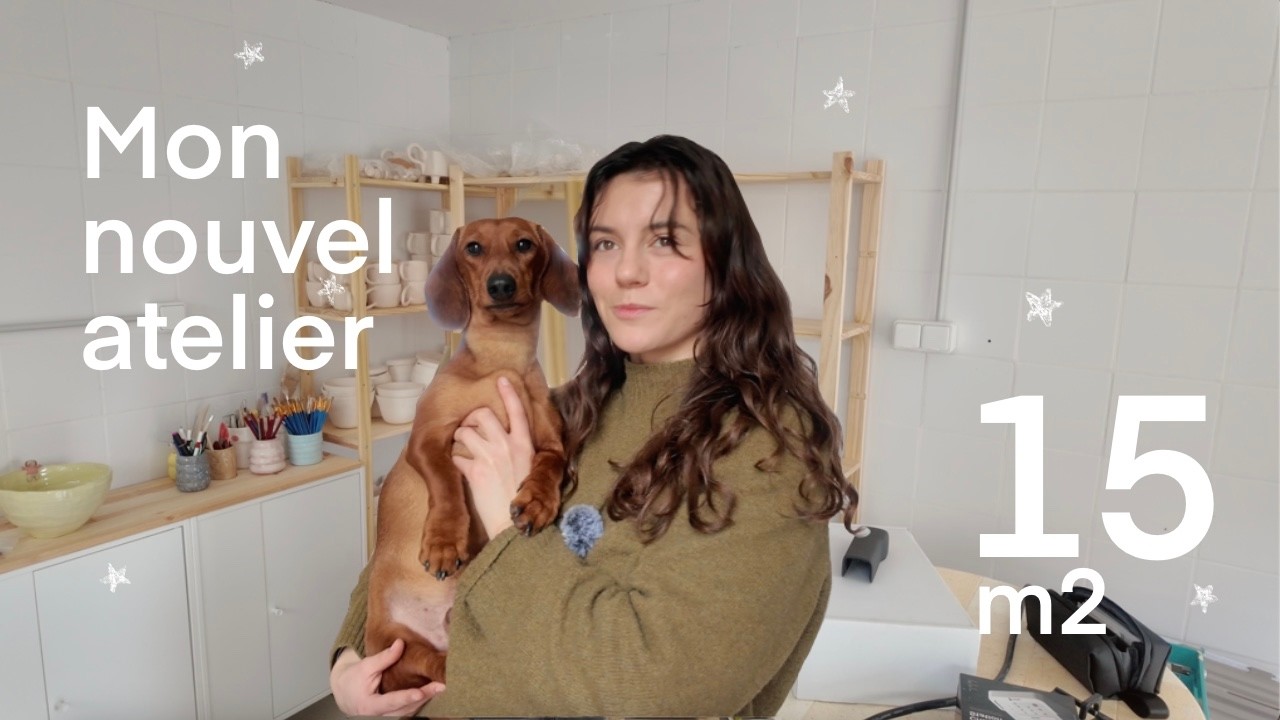 On aménage mon nouvel atelier de céramique !!