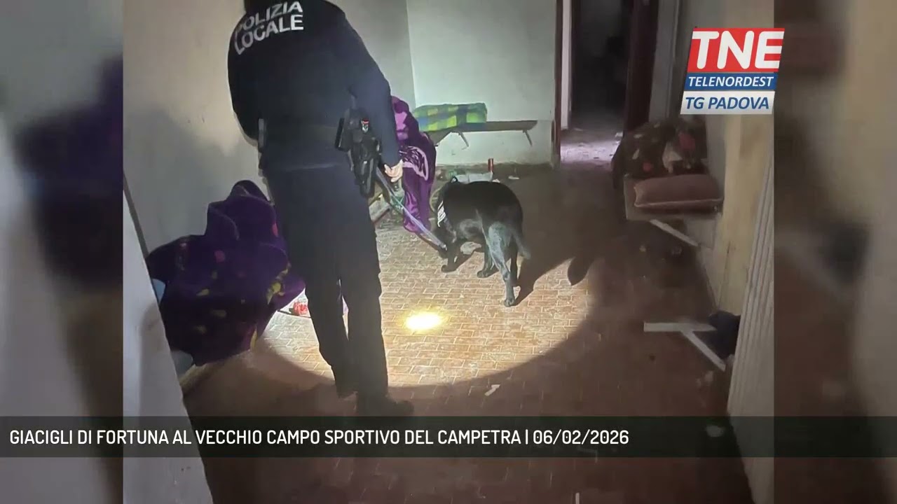 GIACIGLI DI FORTUNA AL VECCHIO CAMPO SPORTIVO DEL CAMPETRA | 06/02/2026