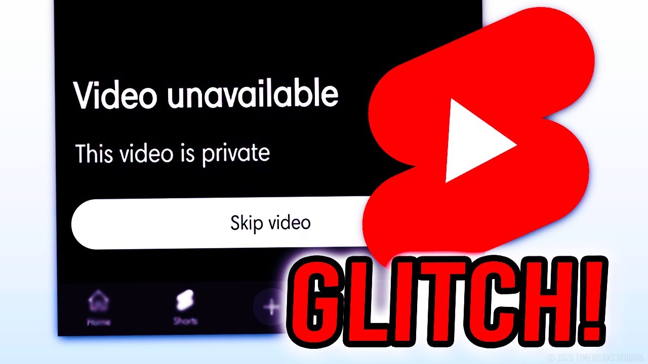 Я увидел закрытый короткий ролик на YouTube? (глюк)
