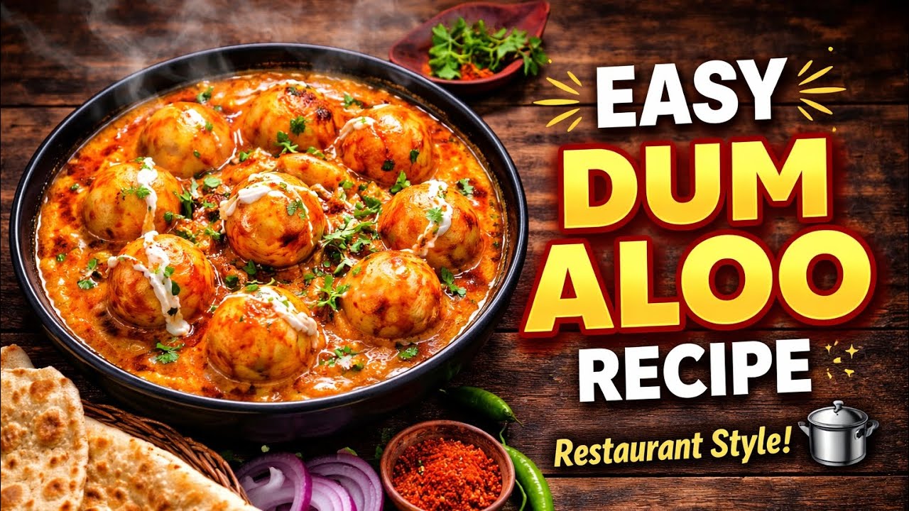 15 Minute Dum Aloo Recipe | Quick Dinner Idea || Dum Aloo Recipe for Beginners | Fail Proof Recipe