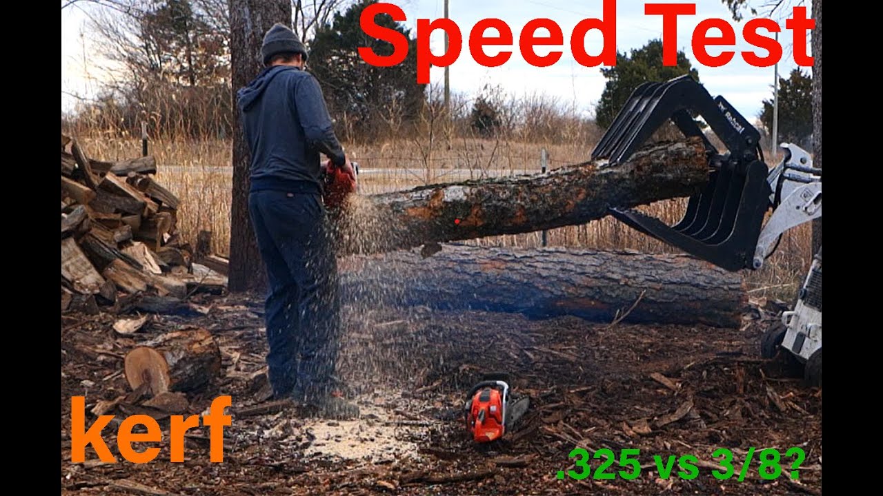 Husqvarna 562xp vs 550xp - Speed Test