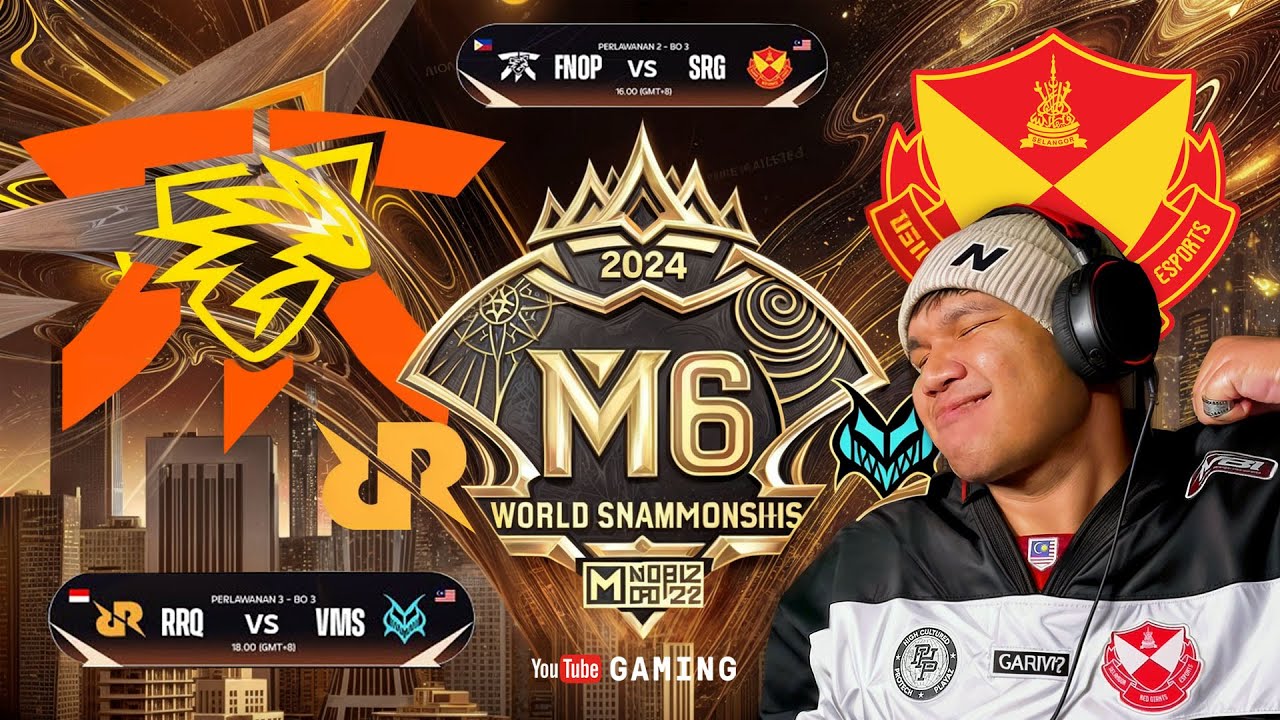 🔴 Watch Party | SRG vs FNATIC ONIC PH - VAMOS vs RRQ | OOHAMI Mobile Legends (Malaysia)_ 