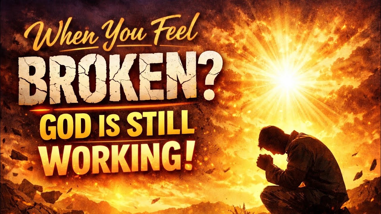 When You Feel Broken, God Is Still Working | Faith & Hope Motivation