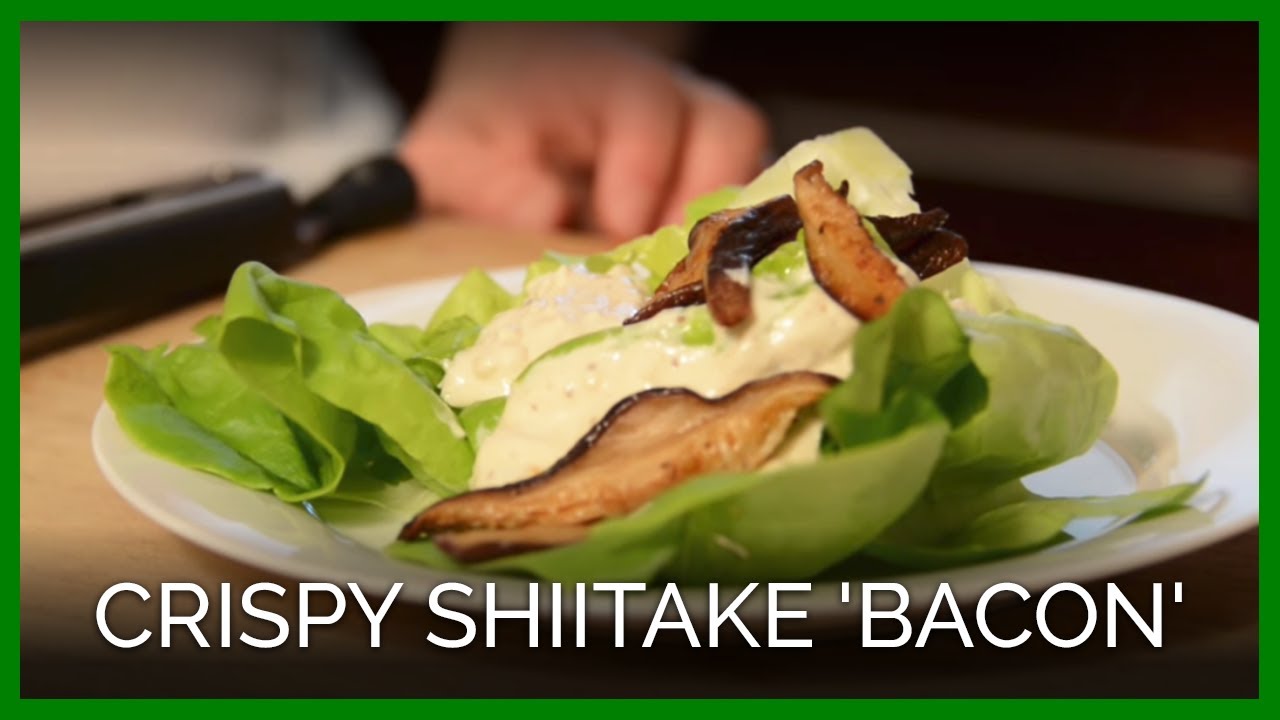 Crispy Shiitake 'Bacon' | Spork Foods for PETA