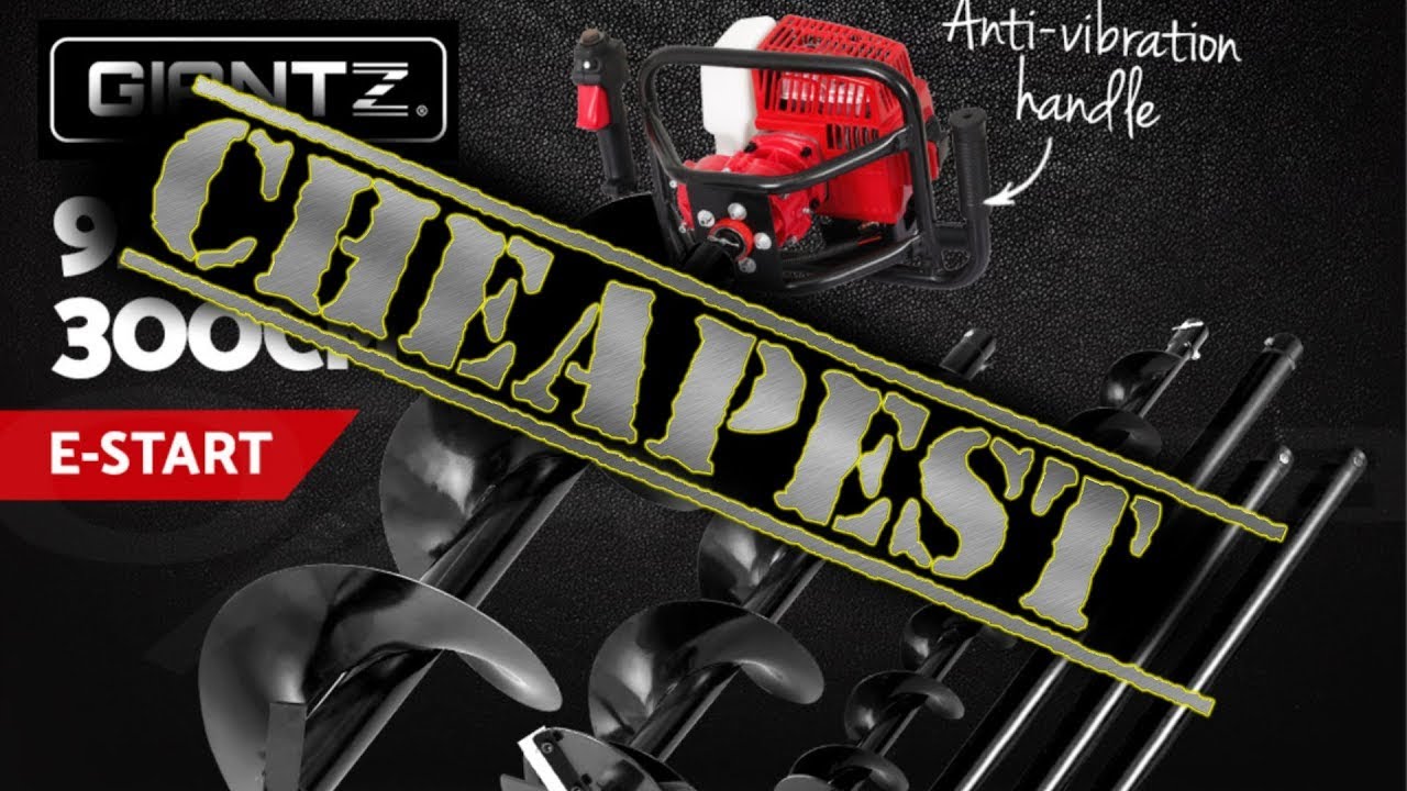 I Bought The Cheapest Post Hole Digger You Can Buy: Giantz