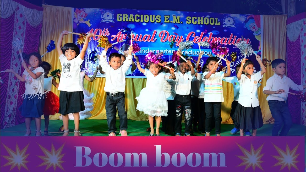 !! Boom boom Dance !! Gracious School Anniversary !! #dance #entertainment #danceschool #graduation
