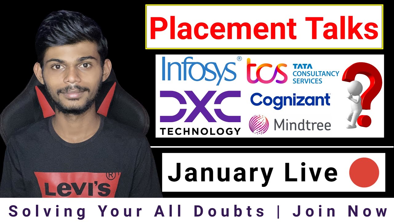 Placement Talks 🛑 | Tcs Infosys Wipro Dxc Capgemini | Solving Your Doubts