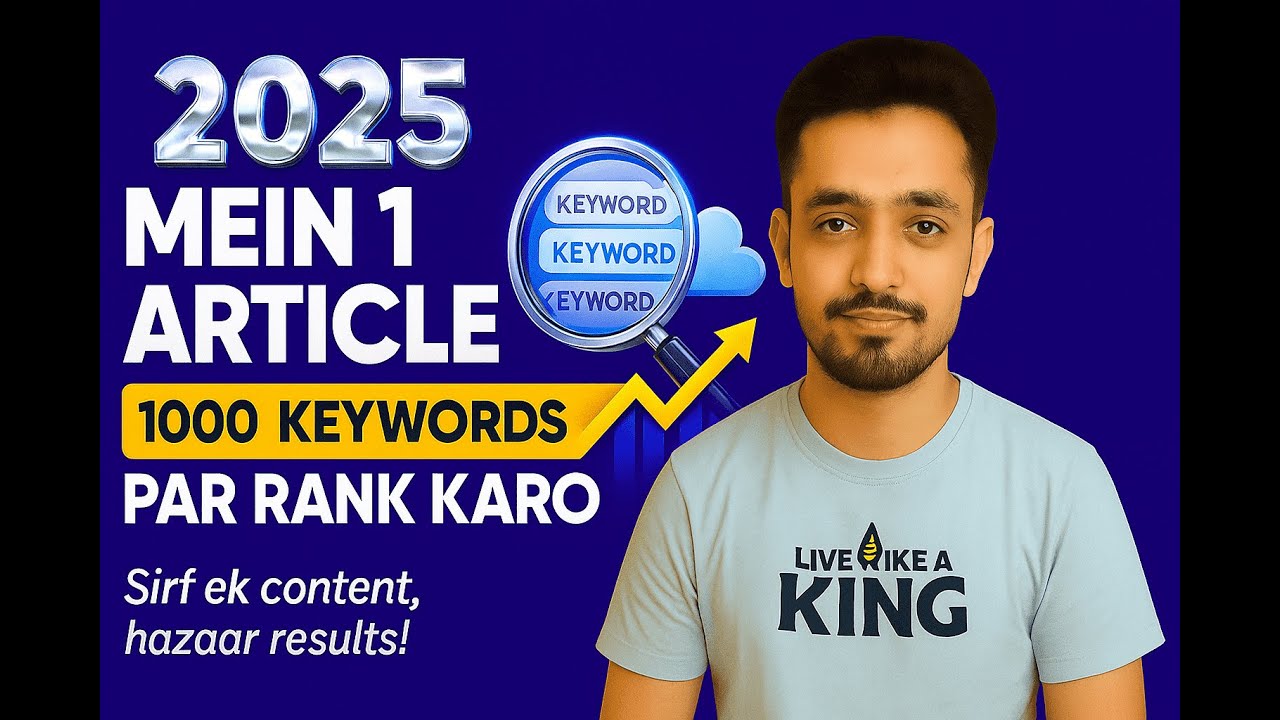 1 Article 1000 keywords par rank kese kar rah ha? Semantic SEO guide