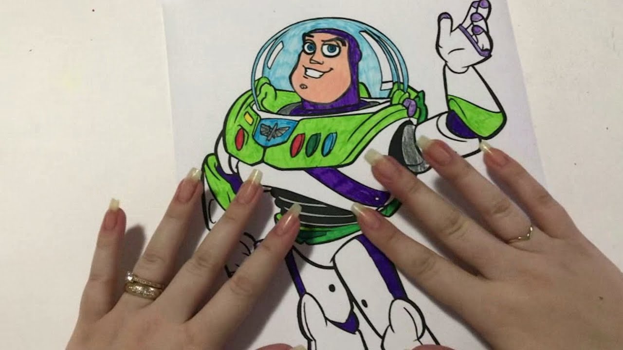 TOY STORY - PINTANDO BUZZ LIGHTYEAR !! - PAINTING BUZZ LIGHTYEAR