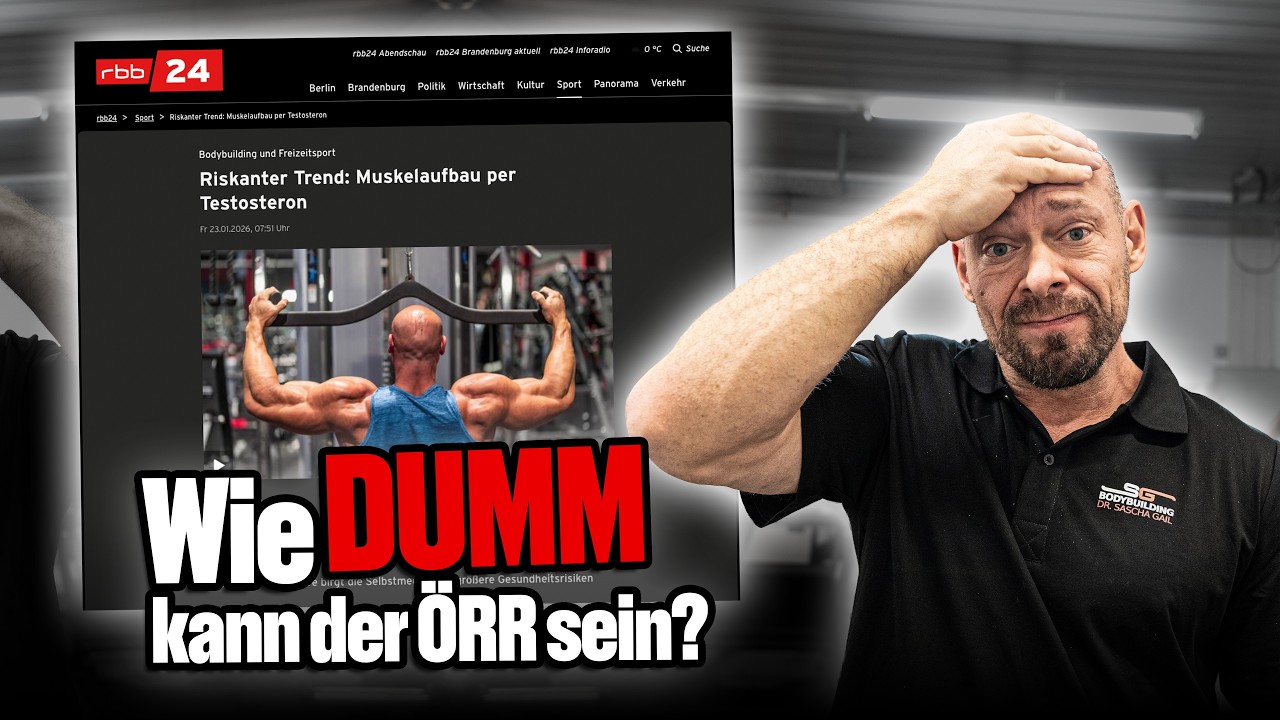 Testosteron = Lebensgefahr? Was ARD & RBB dir NICHT erzählen!