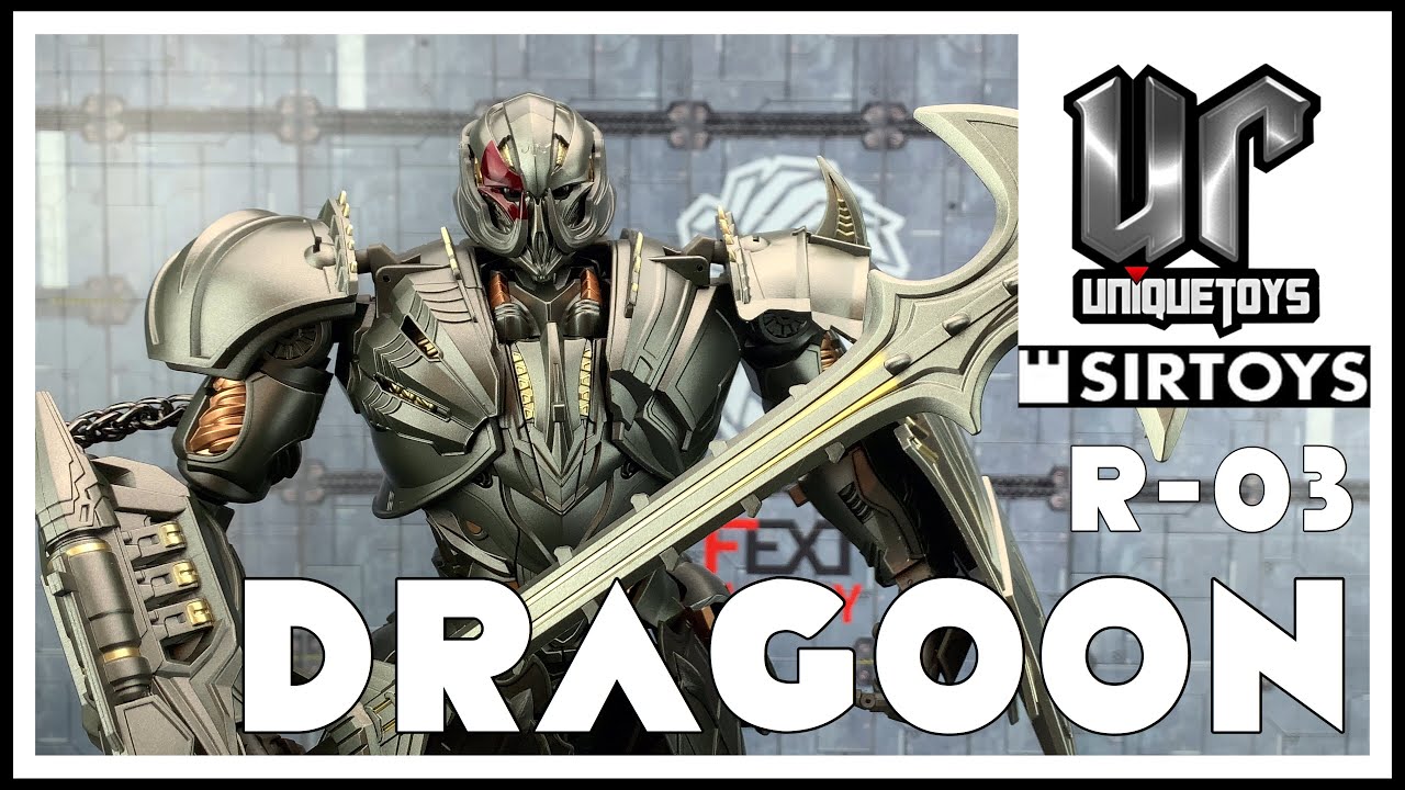 Unique Toys UT R-03 Dragoon 3rd Party Transformers Movie Masterpiece The Last Knight Megatron