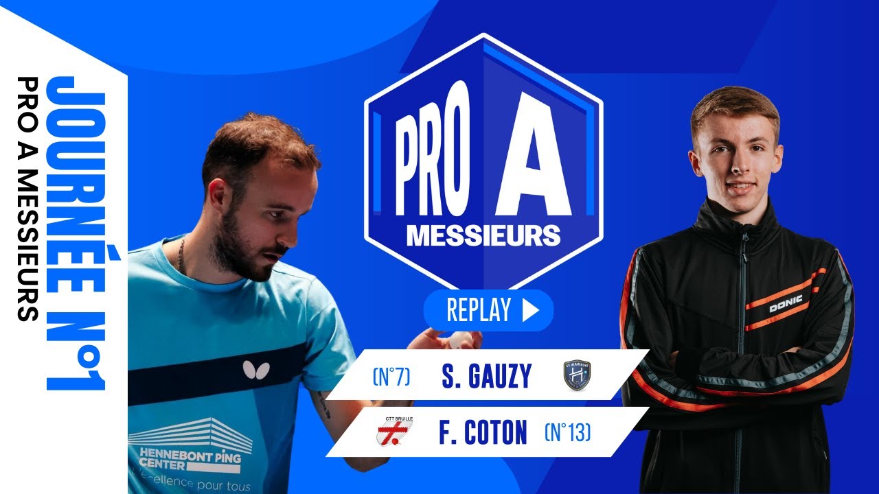 Simon GAUZY vs Flavien COTON | J1 | GV HENNEBONT - BRUILLE CTT  | PRO A