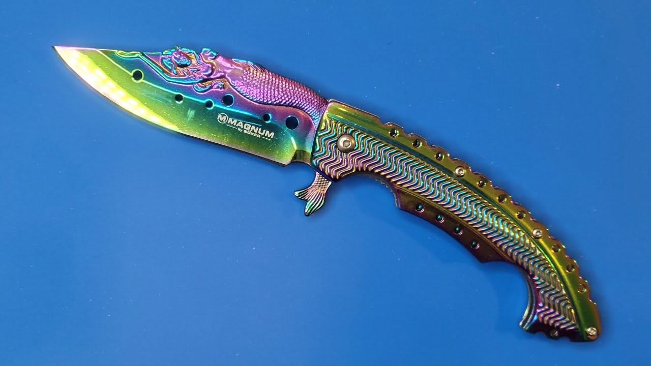 Boker Magnum Rainbow Mermaid Snap Review (April Fools)