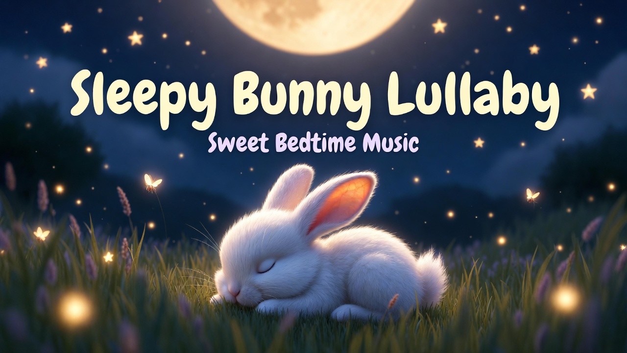 Sleepy Bunny Lullaby 🐰🌙 Gentle Bedtime Music for Babies