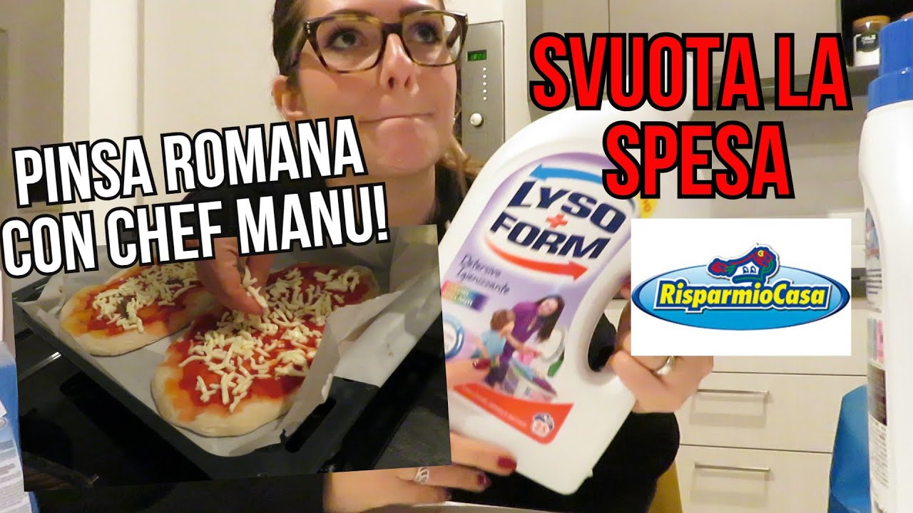 PINSA ROMANA CON CHEF MANU e HAUL RISPARMIO CASA!!!