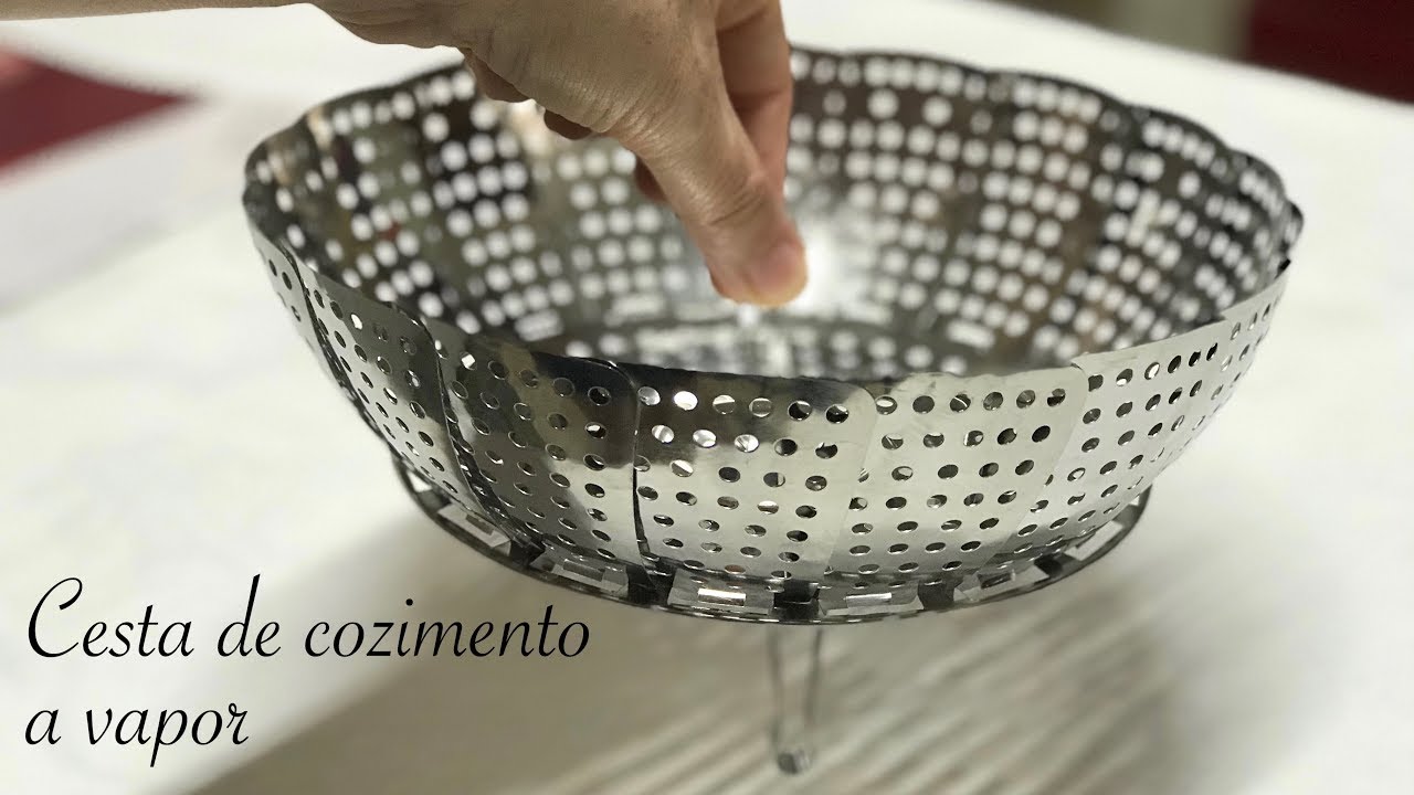 ACHEI BARATO! CESTA DE COZIMENTO A VAPOR- Cozinha da Marinoca