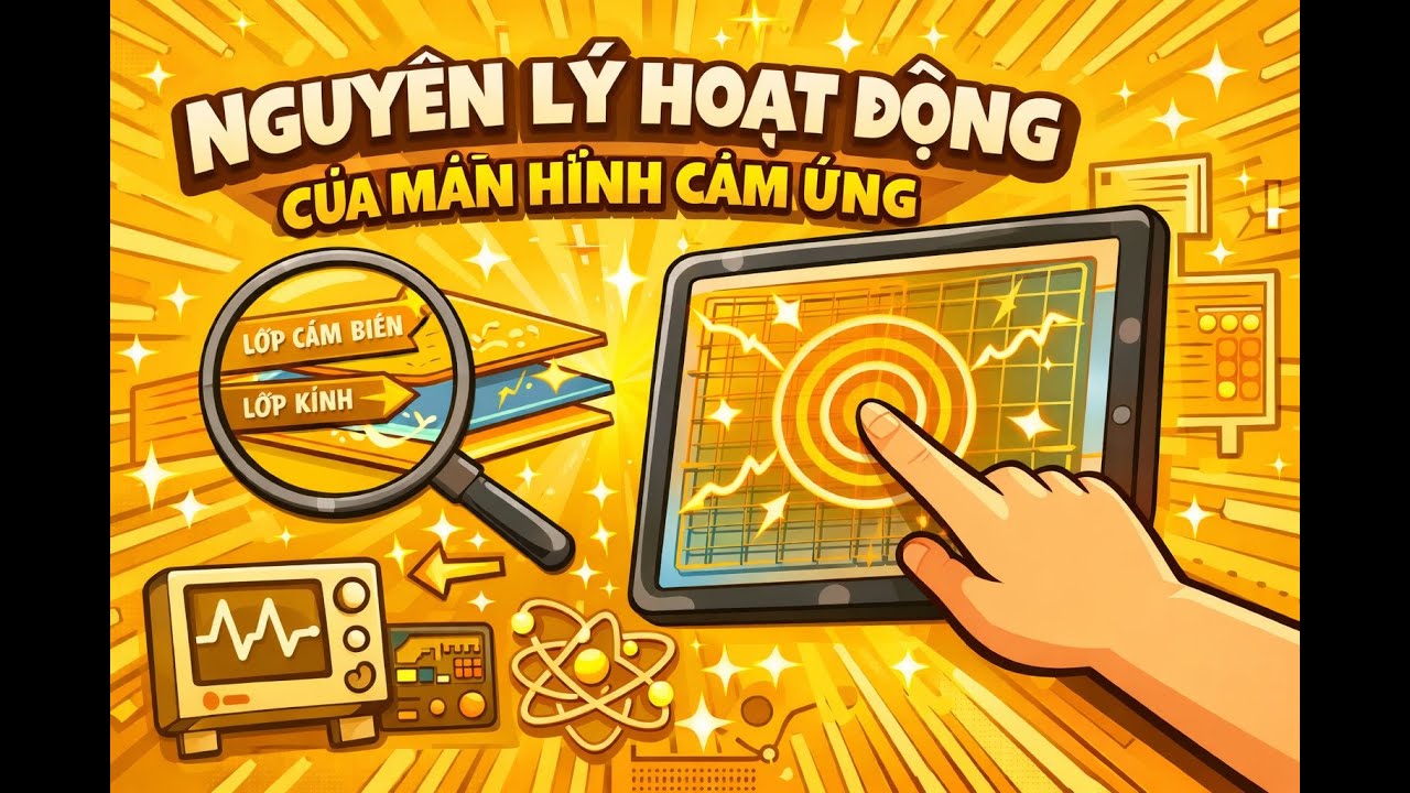Màn hình cảm ứng hoạt động thế nào? Giải thích siêu đơn giản