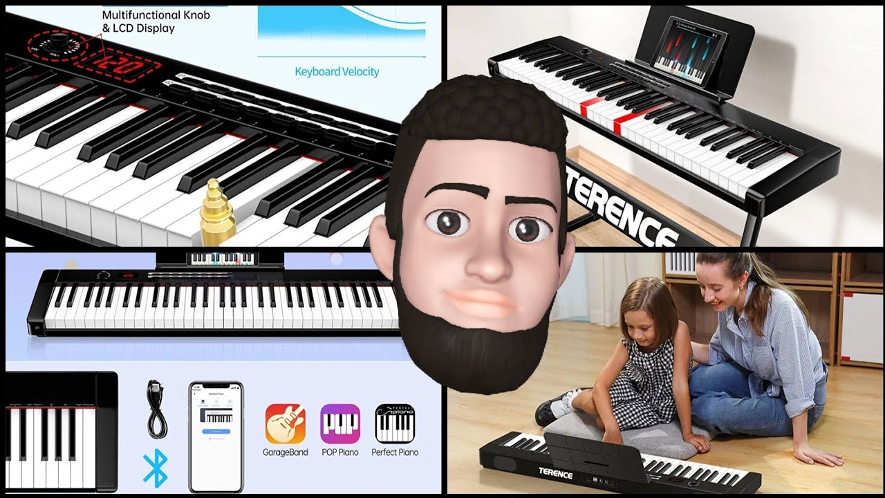 Test du piano TERENCE  idéal pour débutant intermédiaire avec des fonctionnalités intéressantes