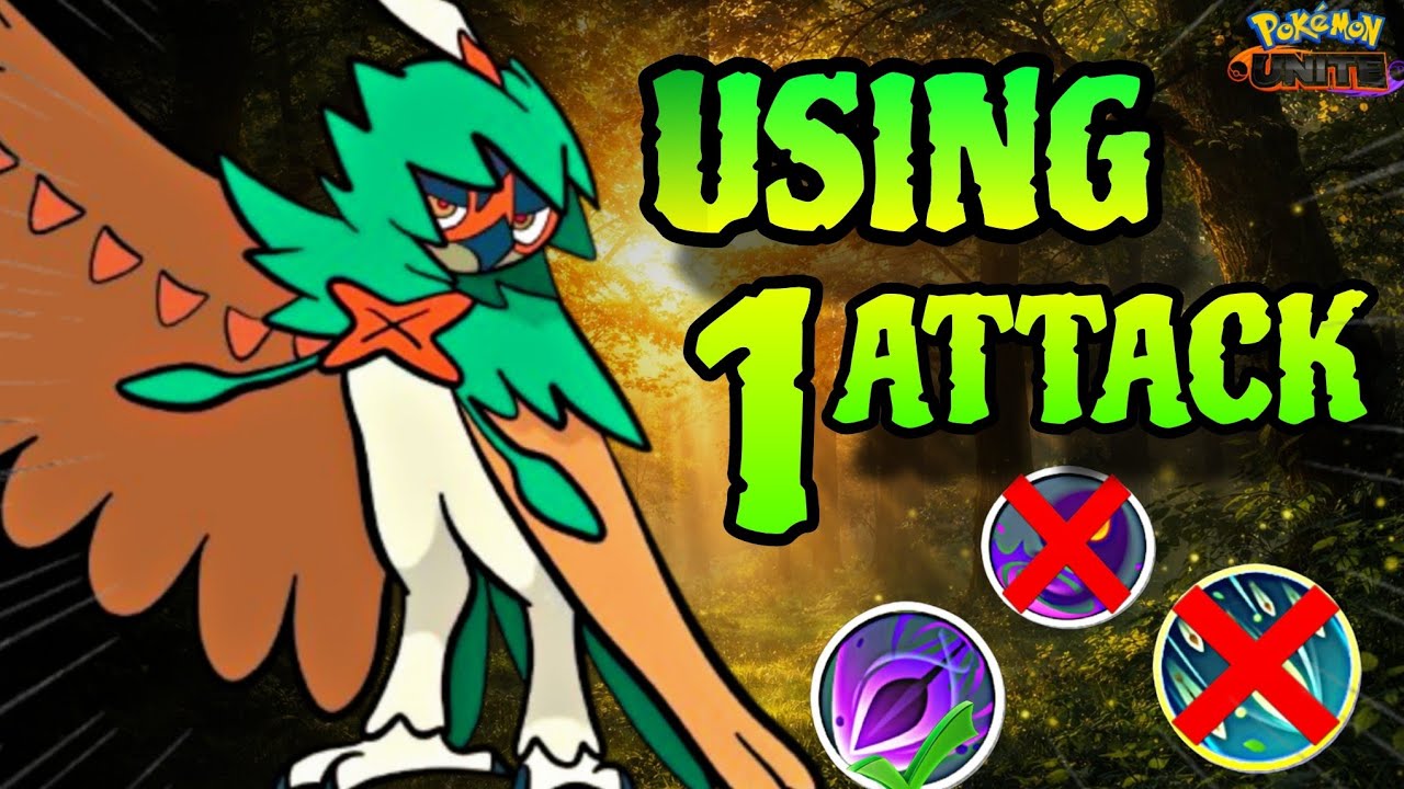 Using Only One Attack😱With Decidueye… Can I Still Dominate🔥Ranked Matches? 😱🔥in pokemonunite