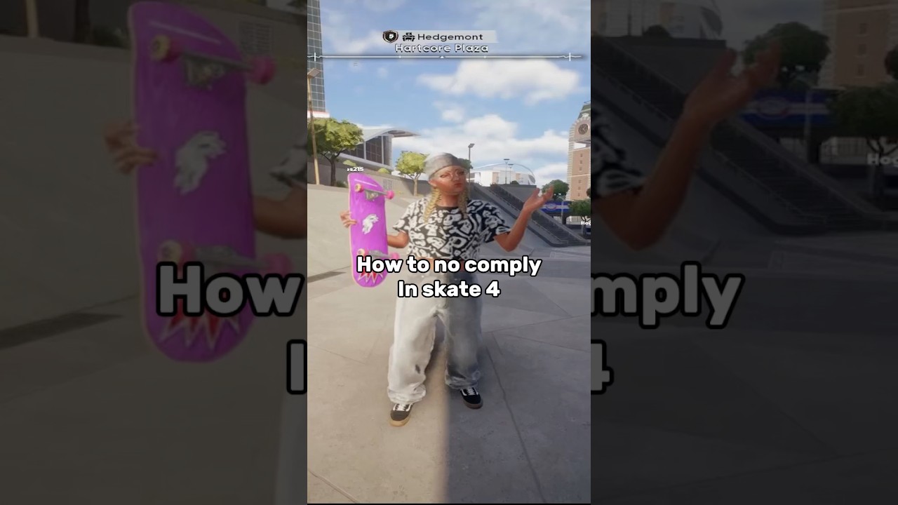 How To No Comply In Skate 4 🛹 #skate4
