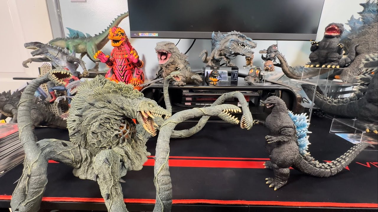 Выдающаяся фигурка Годзиллы 1989 года | Bandai MMS Godzilla 1989 Yuji Sakai Luminous Color Ver Re...
