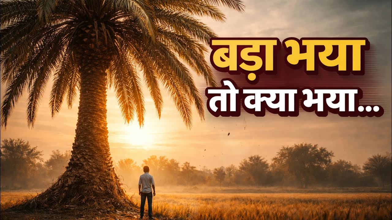 बड़ा भया तो क्या भया – शक्तिशाली कबीर दोहे | चेतावनी भजन 2026
