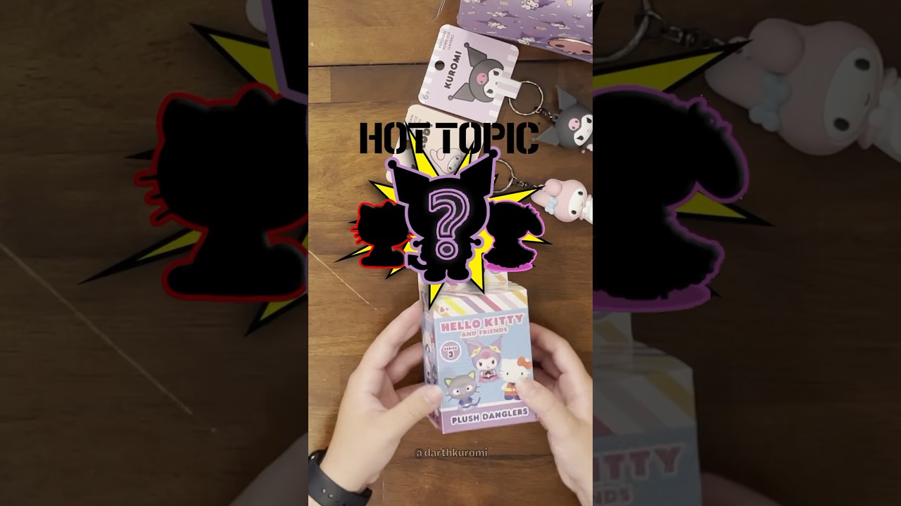unbox a mystery sanrio plush with me! #hellokitty #sanrio #kuromi