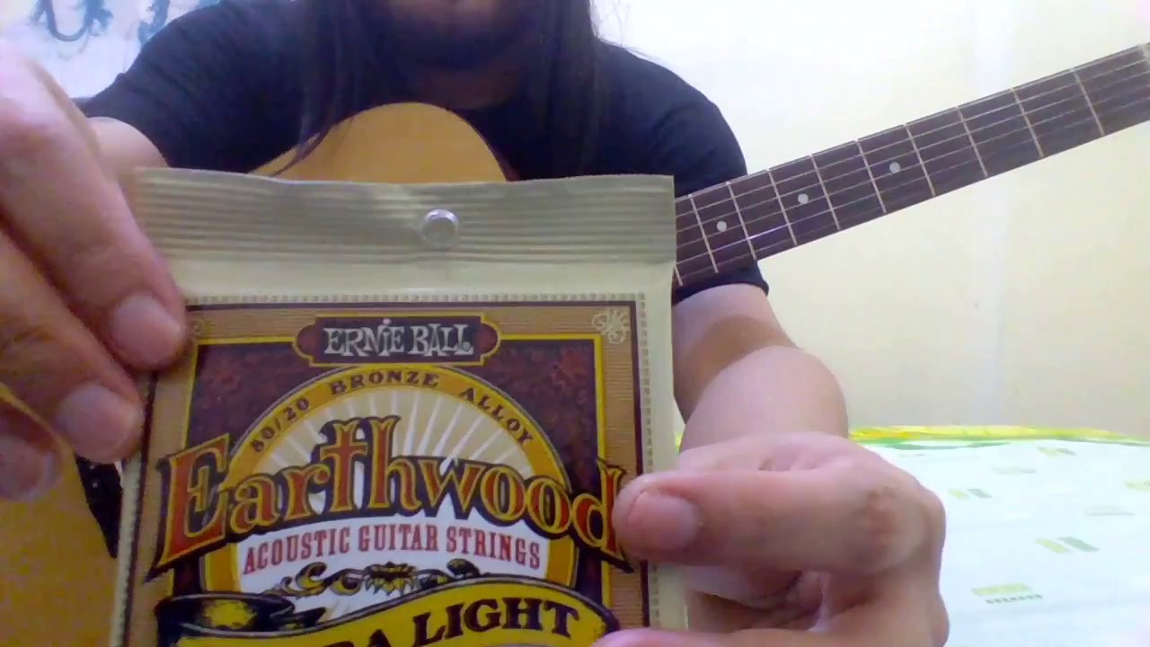 ernie ball earthwood extra light strings 0.10 for acoustic test