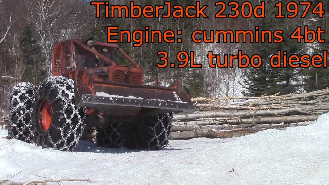 Timberjack 230D Turbo Skidder |1974| Logging in Québec,Canada
