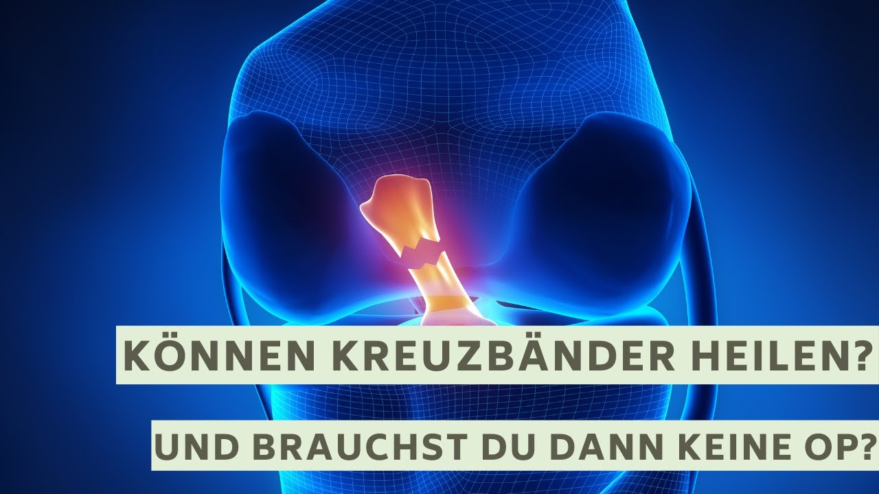Können Kreuzbänder ohne OP heilen?