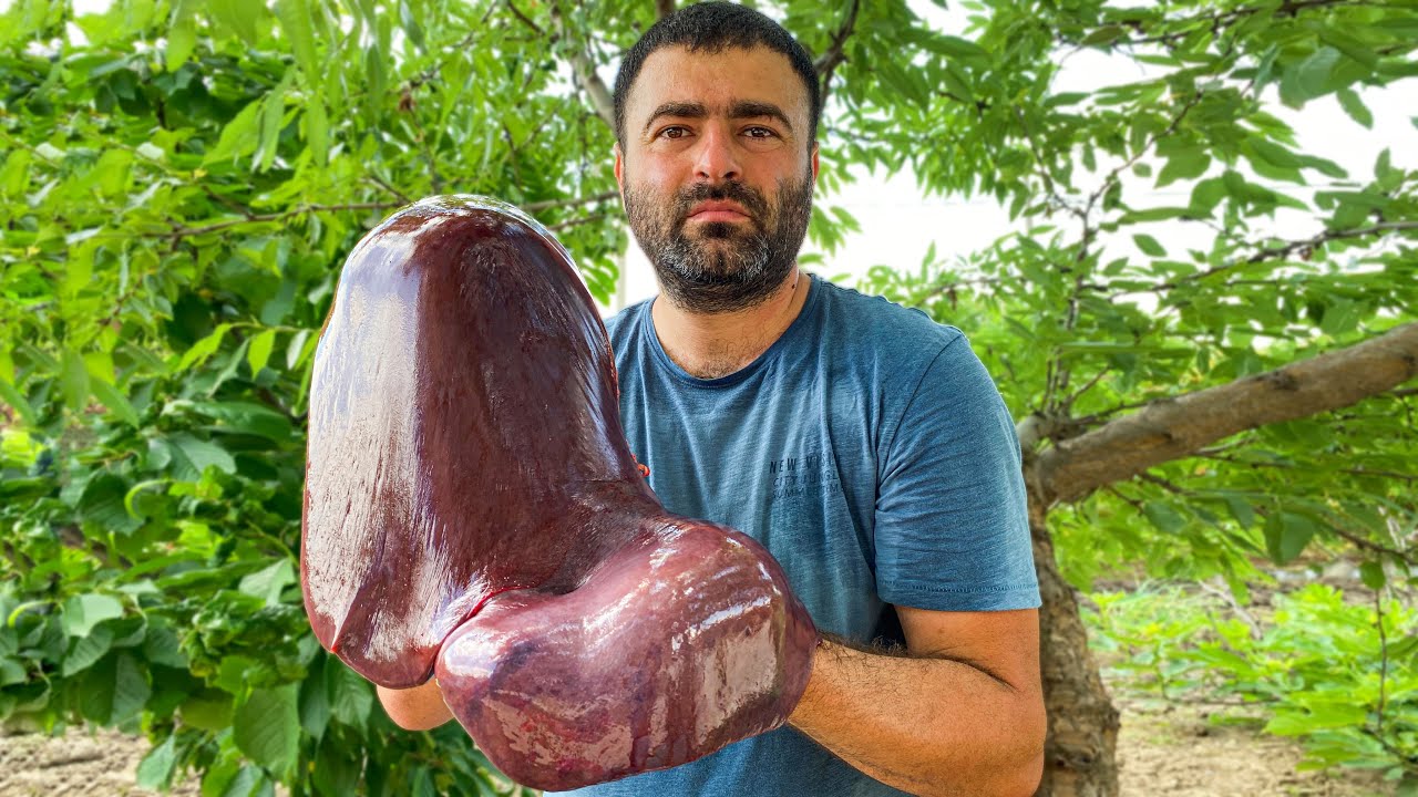 СОЧНЫЙ РЕЦЕПТ ШАШЛЫКА ИЗ ПЕЧЕНИ! ШАУРМА ИЗ ГОВЯЖЬЕЙ ПЕЧЕНИ С ОВОЩАМИ🌯 печи алексан