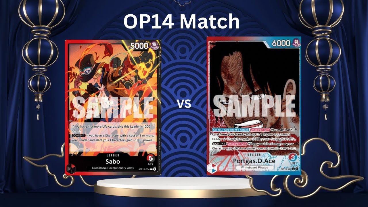 OP14 Match RB Sabo vs RU Ace 